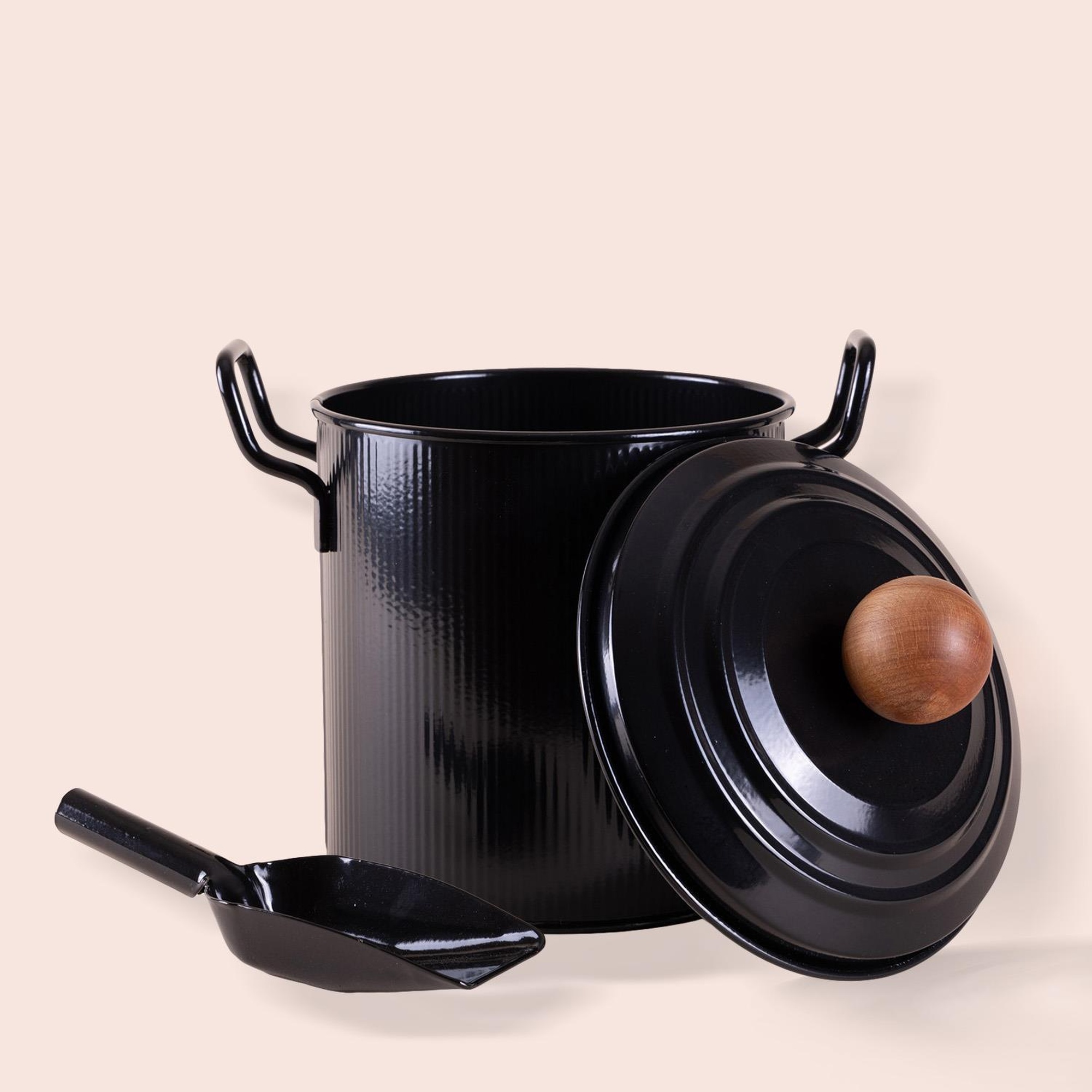 Stripe Bakliyat Kovası Siyah