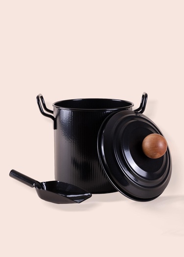  Stripe Bakliyat Kovası Siyah