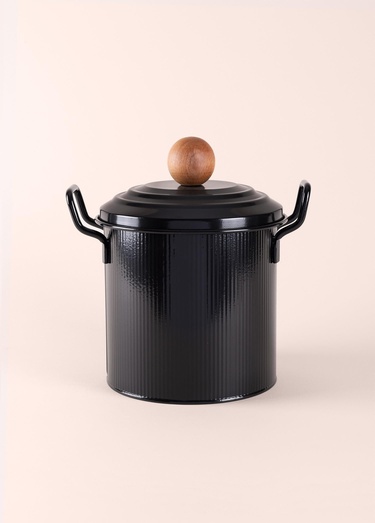  Stripe Bakliyat Kovası Siyah