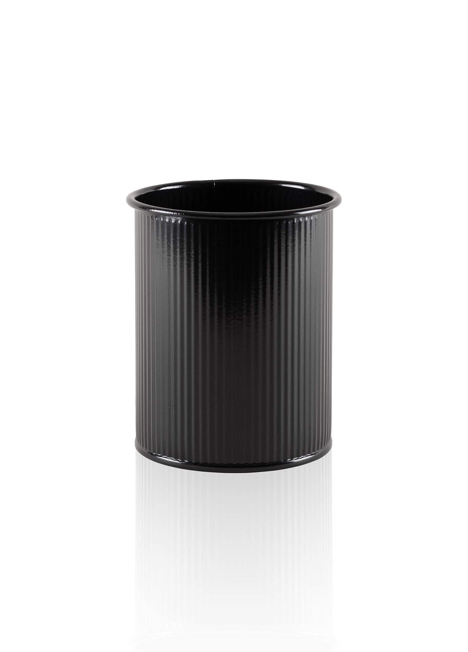  Stripe Kaşıklık Siyah 13x11 cm