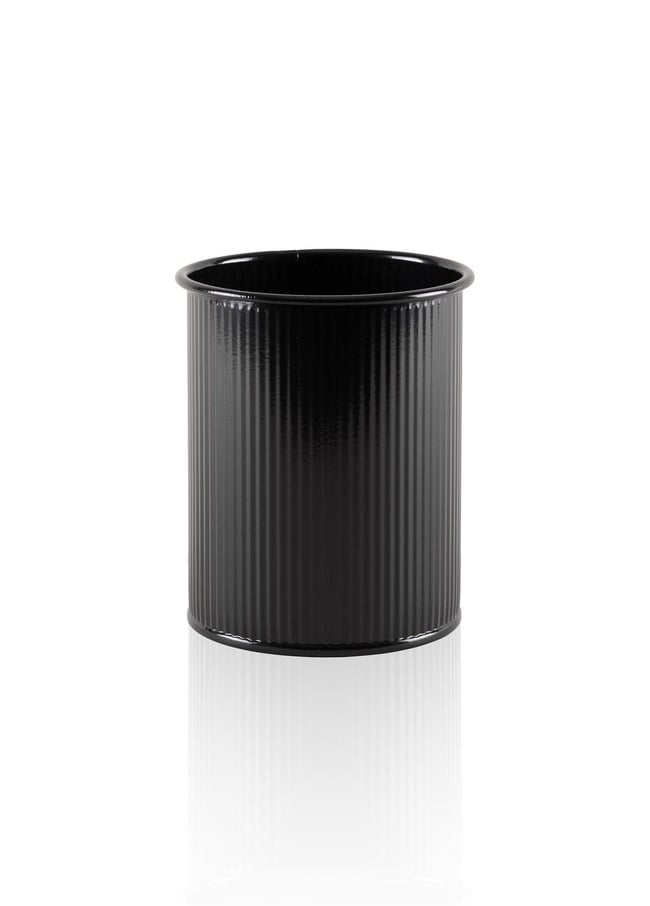  Stripe Kaşıklık Siyah 13x11 cm