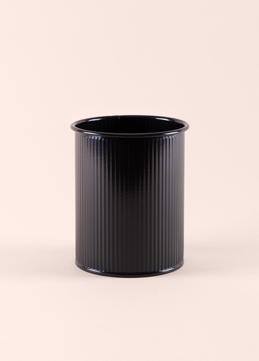  Stripe Kaşıklık Siyah 13x11 cm