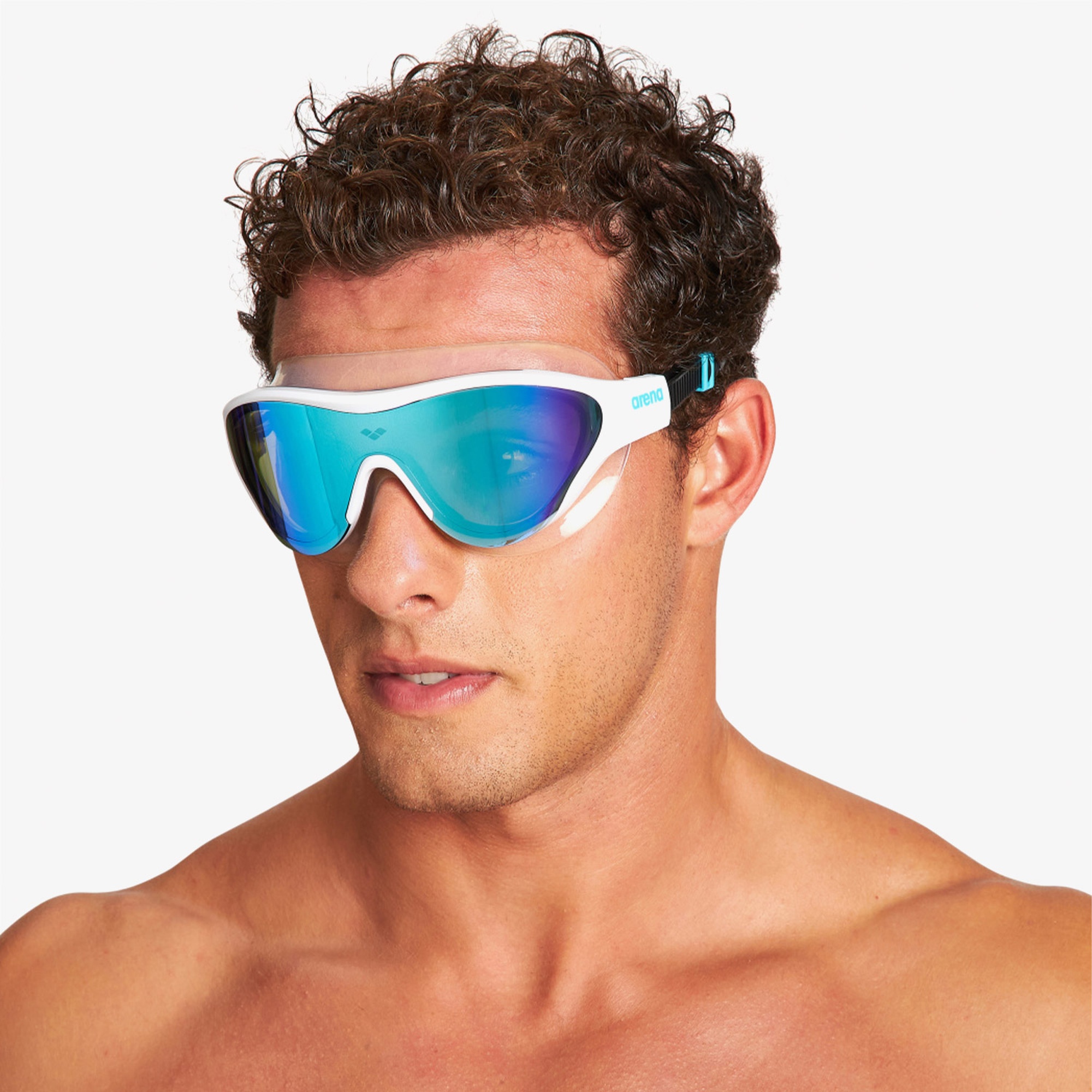 Arena The One Mask Unisex  Aynalı Mavi Antrenman Gözlüğü