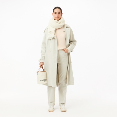  Lacoste Kadın Beyaz Triko