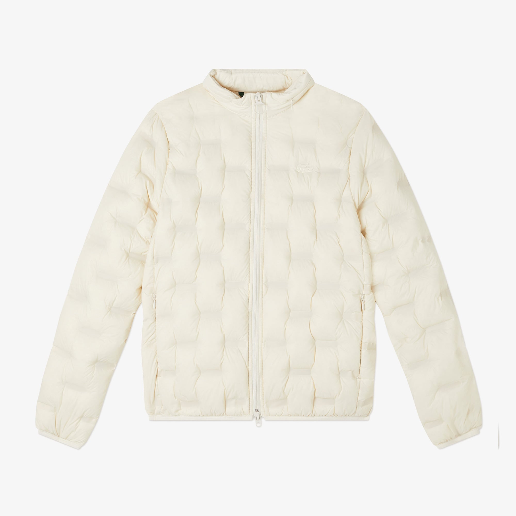 Kadın Regular Fit Kapüşonlu Kapitone Beyaz Mont