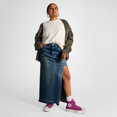  Converse Chuck Taylor All Star Lift Kadın Mor Süet Platform Sneaker