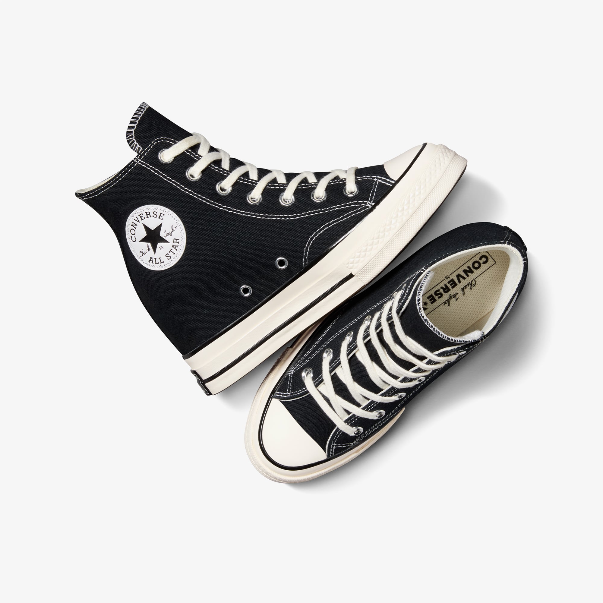 Converse Chuck 70 Wedge Kadın Siyah Platform Sneaker - Görsel 11