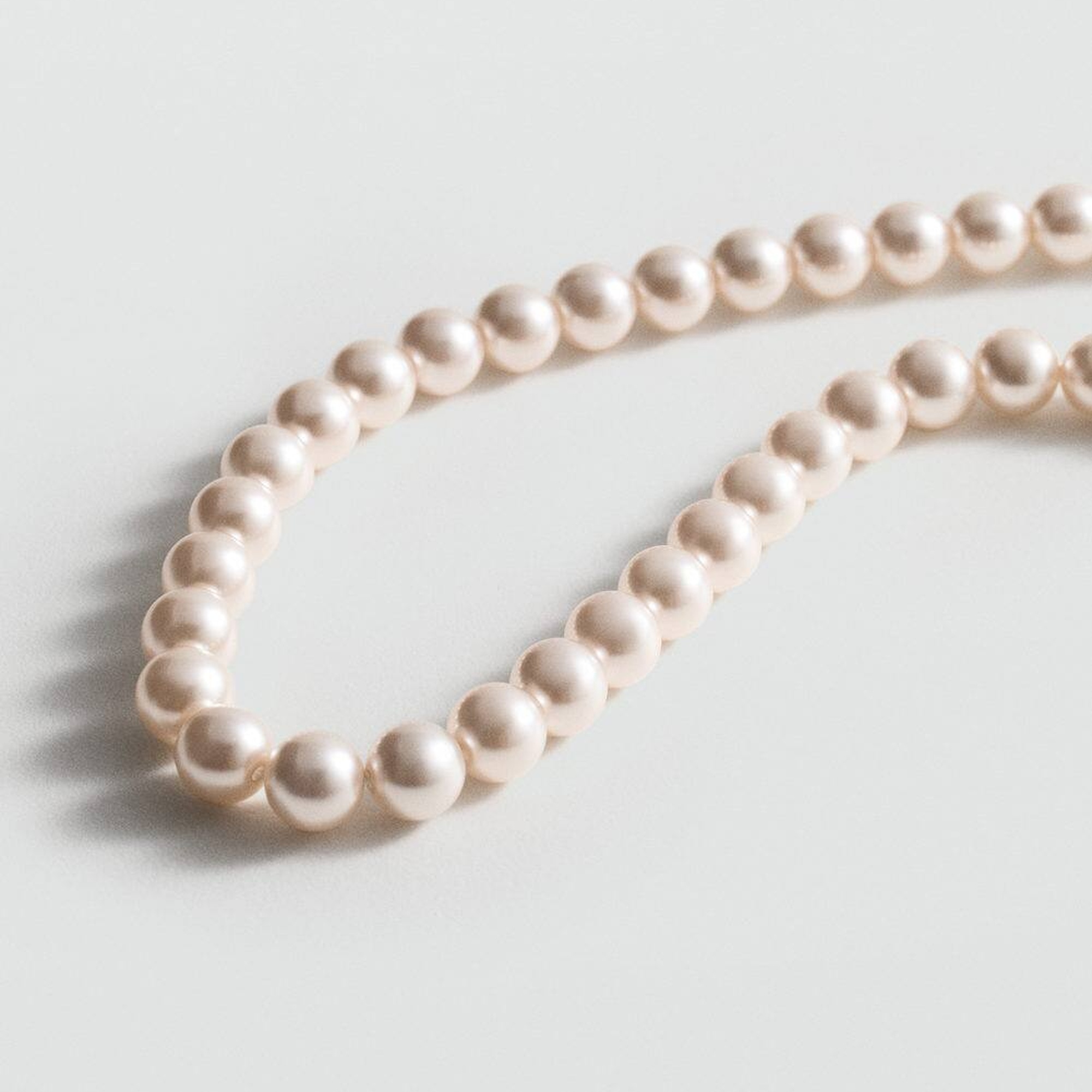 Mango Kadın Kristal Inci Kolye Beyaz