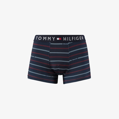  Tommy Hilfiger Trunk Mf Print Erkek Mavi Boxer