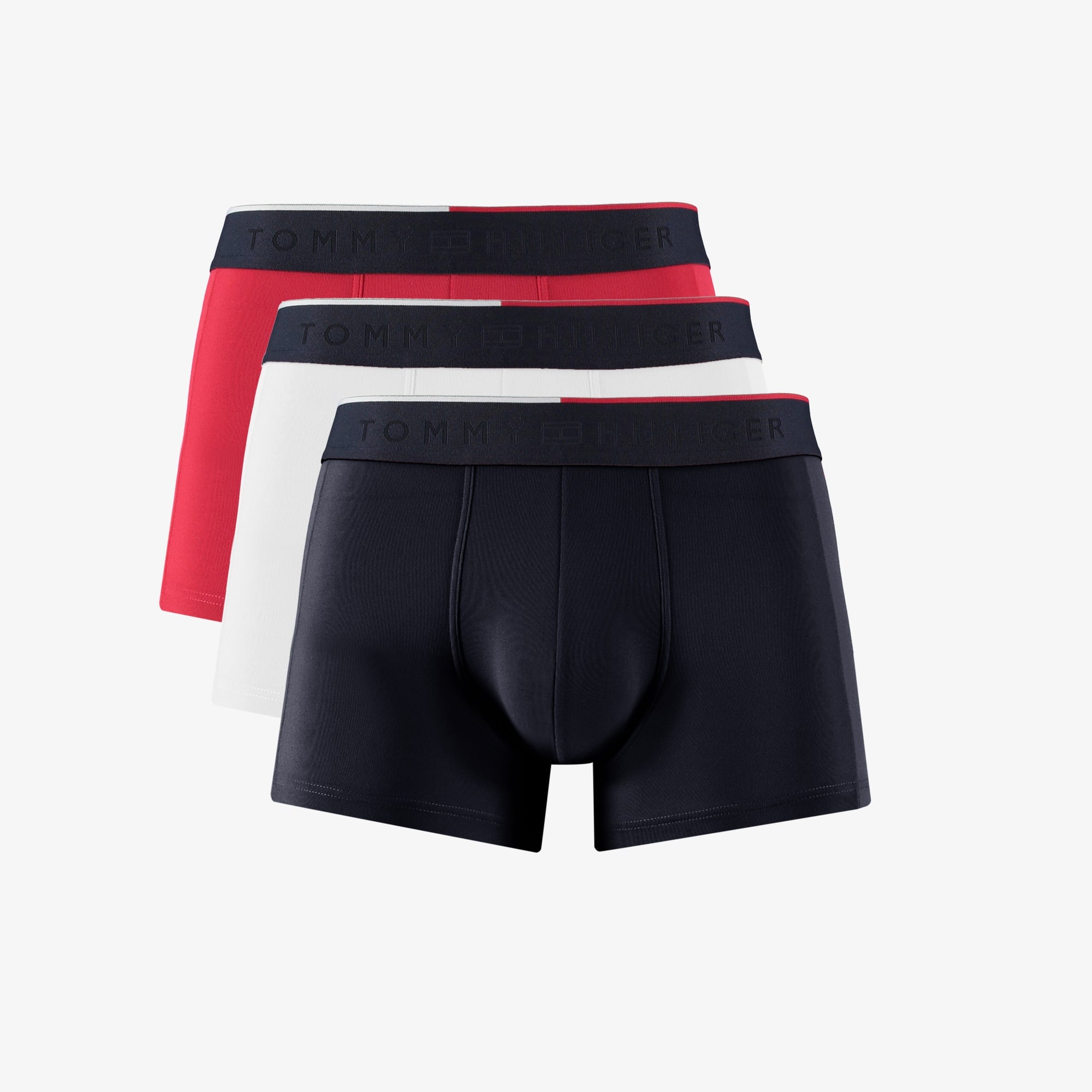Tommy Hilfiger 3lü Erkek Renkli Boxer