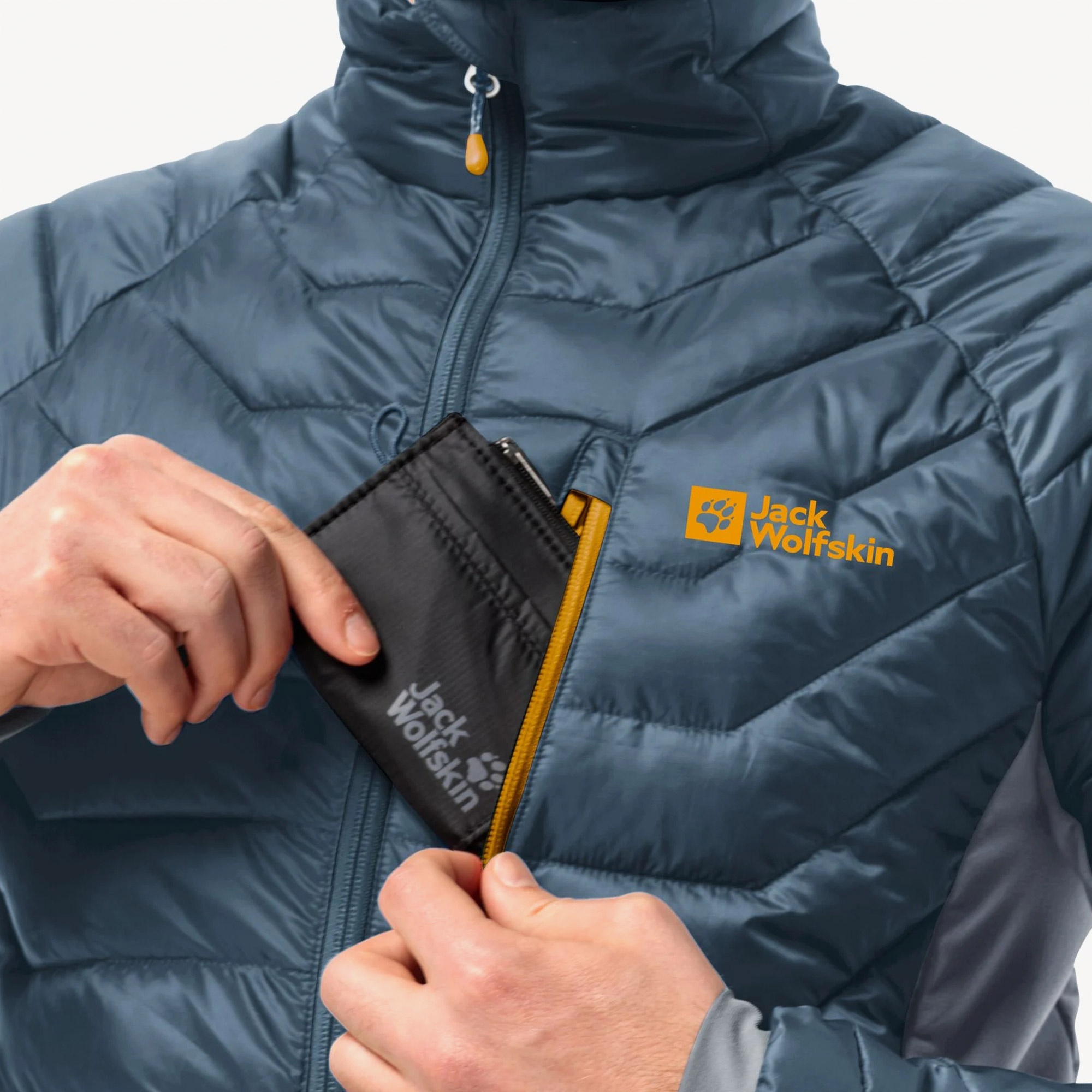 Jack Wolfskin Routeburn Pro Insulated Erkek Lacivert Mont