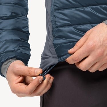 Jack Wolfskin Routeburn Pro Insulated Erkek Lacivert Mont
