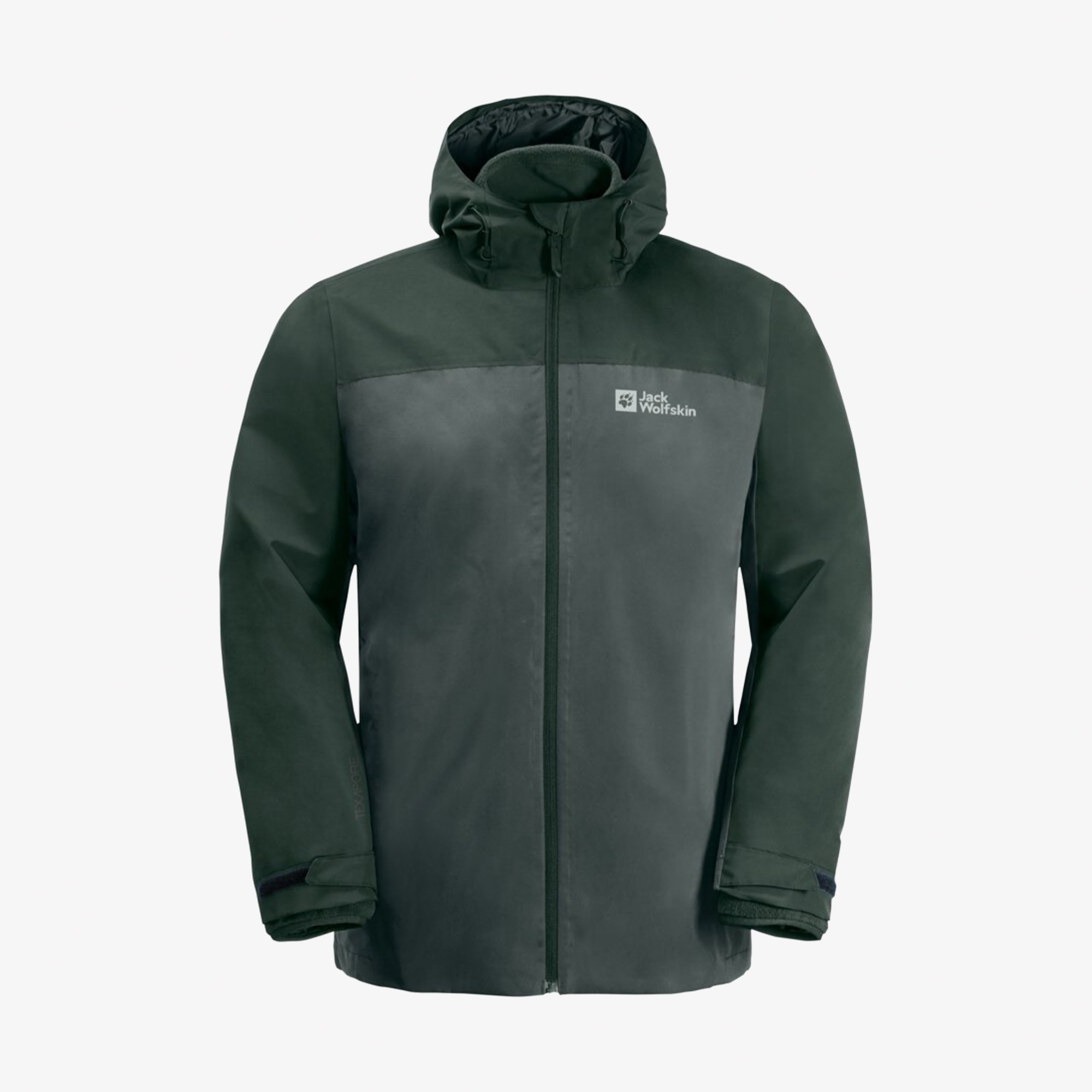 Jack Wolfskin Taubenberg 3in1 Erkek Yeşil Mont