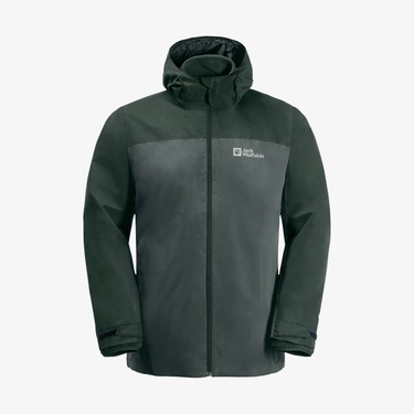  Jack Wolfskin Taubenberg 3in1 Erkek Yeşil Mont