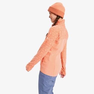  Roxy Sayna Half Zipped Kadın Pembe Polar Üst