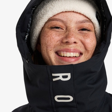  Roxy Galaxy Jk Kadın Siyah Kayak Montu