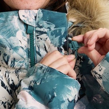  Roxy Jet Ski Kadın Renkli Kayak Montu