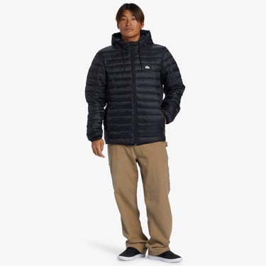  Quiksilver Scaly Insulated Erkek Siyah Mont