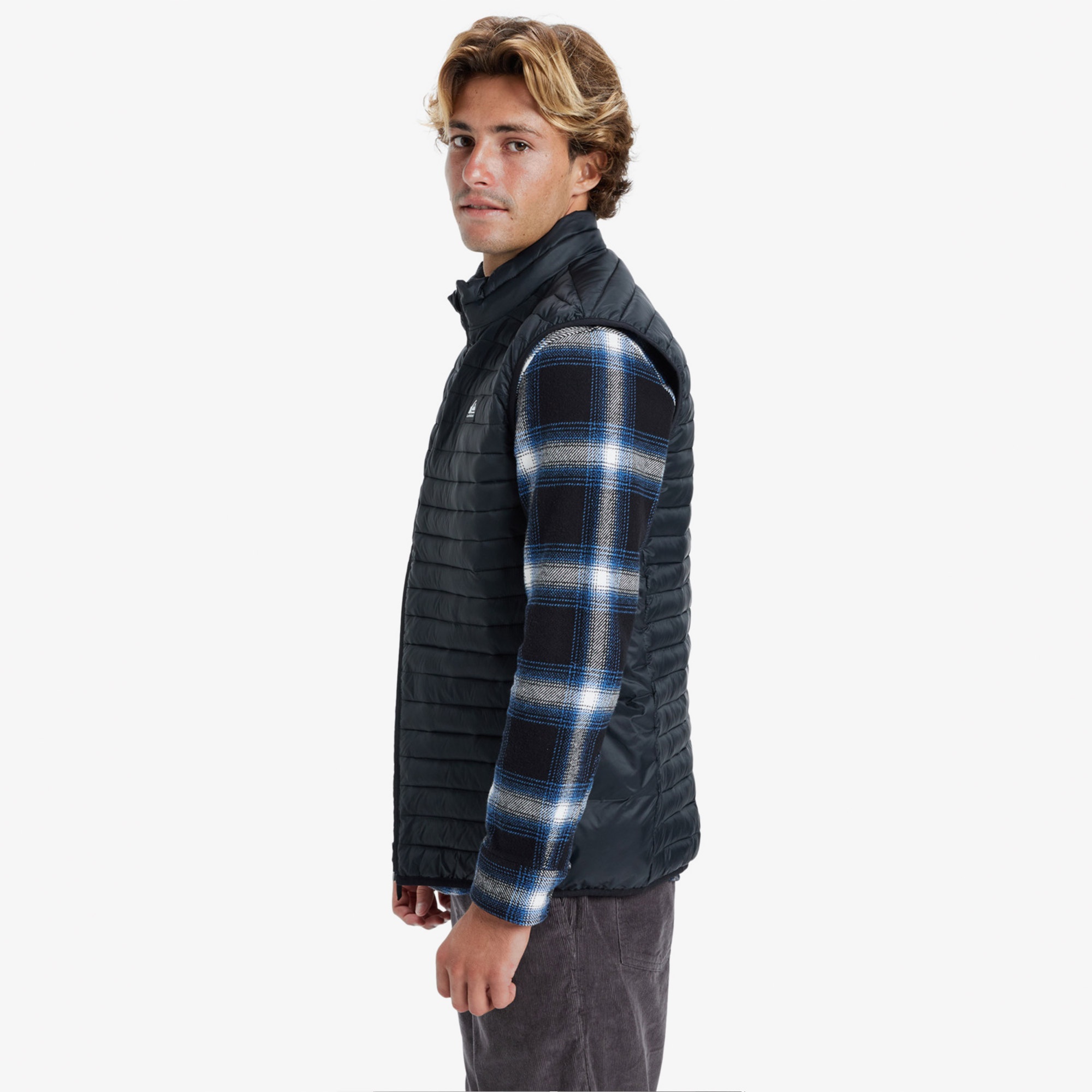 Quiksilver Scaly Insulated Erkek Siyah Yelek