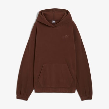  Puma Essentials Elevated Kadın Kahverengi Günlük Sweatshirt