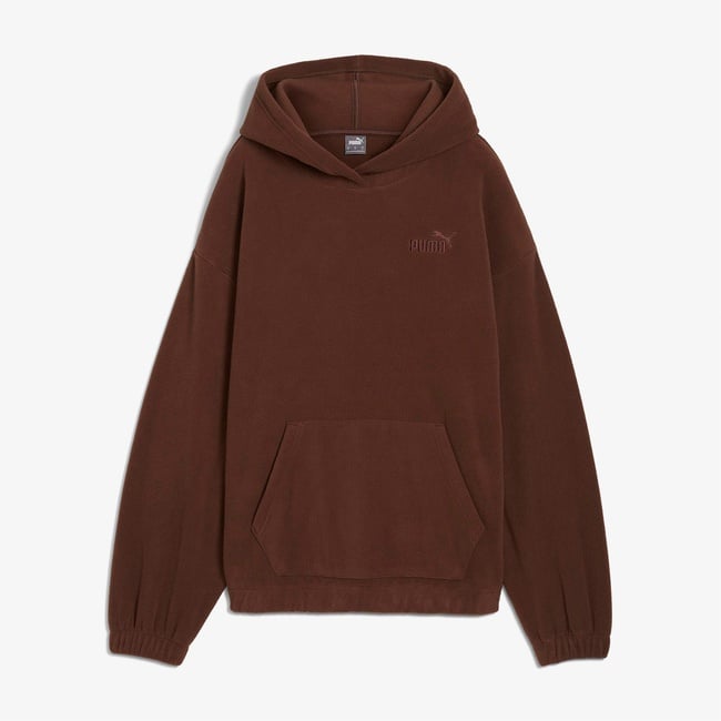  Puma Essentials Elevated Kadın Kahverengi Günlük Sweatshirt