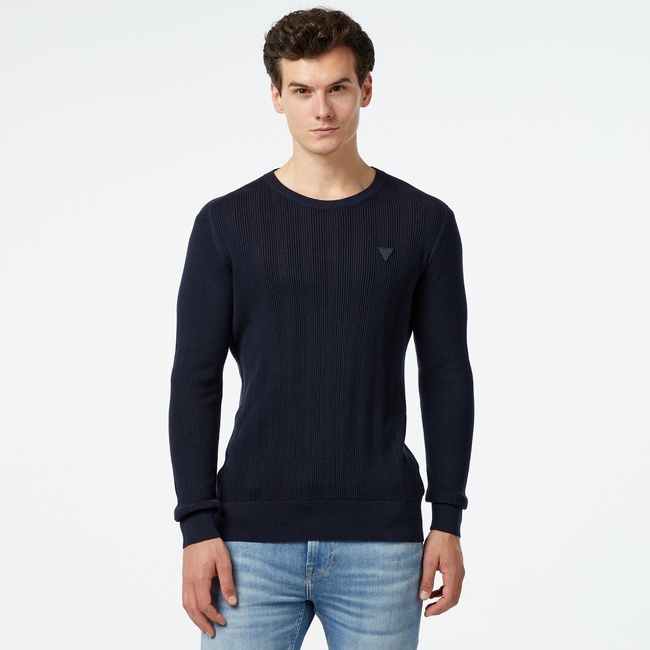  Guess Erkek Lacivert Triko