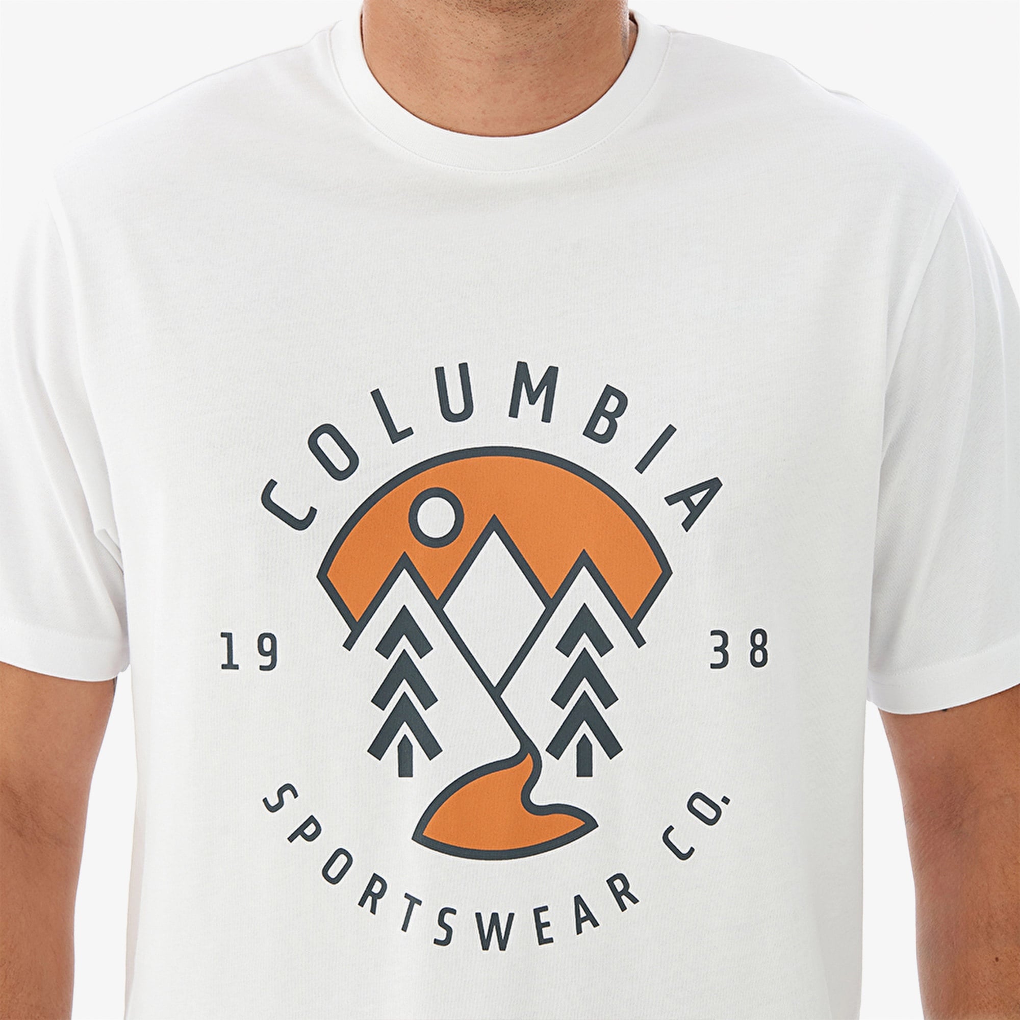 Columbia Boundless Erkek Beyaz Günlük T-Shirt
