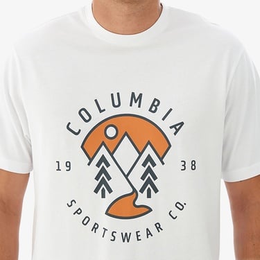  Columbia Boundless Erkek Beyaz Günlük T-Shirt