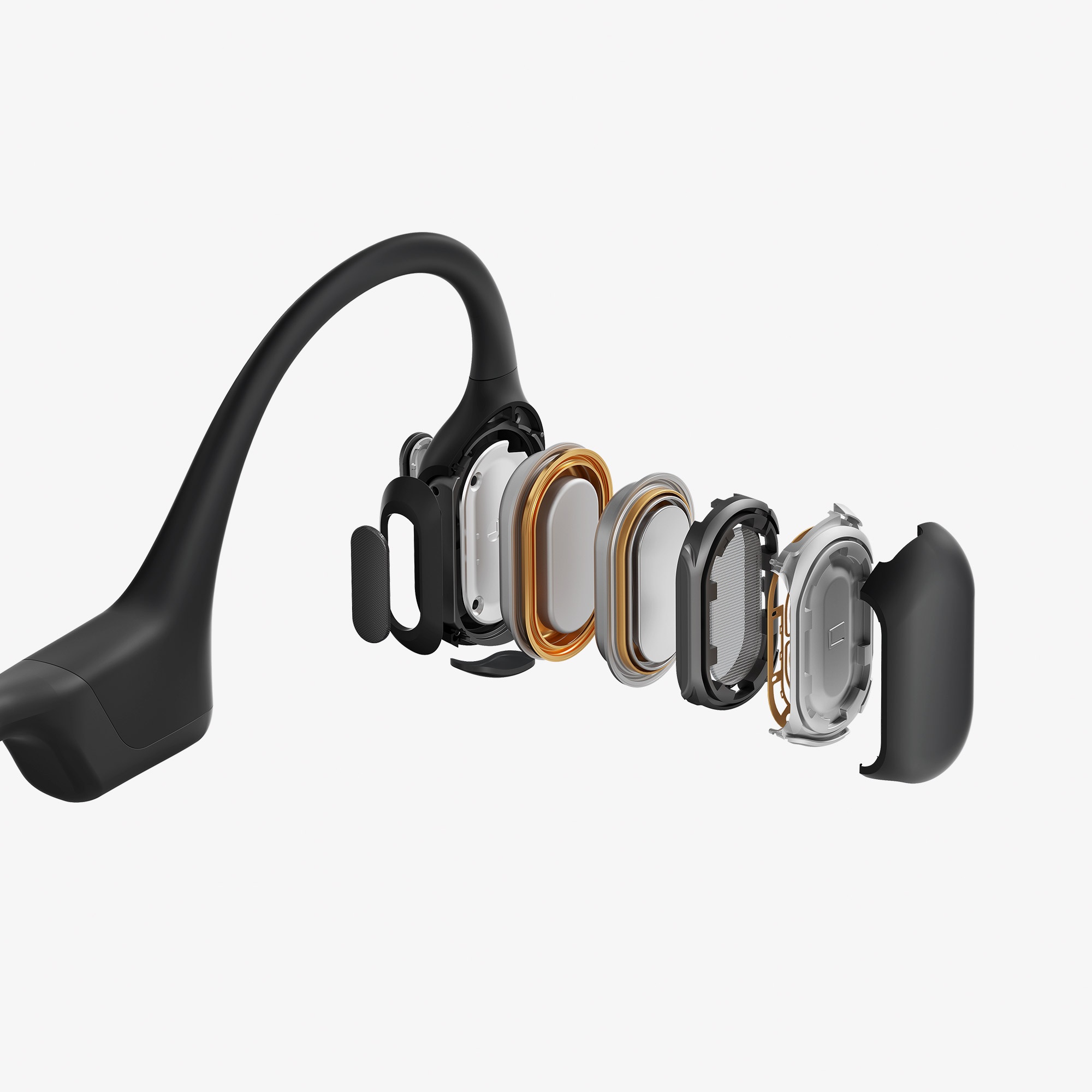Shokz OpenRun Kemik İletimli Unisex Siyah Bluetooth Kulaklık