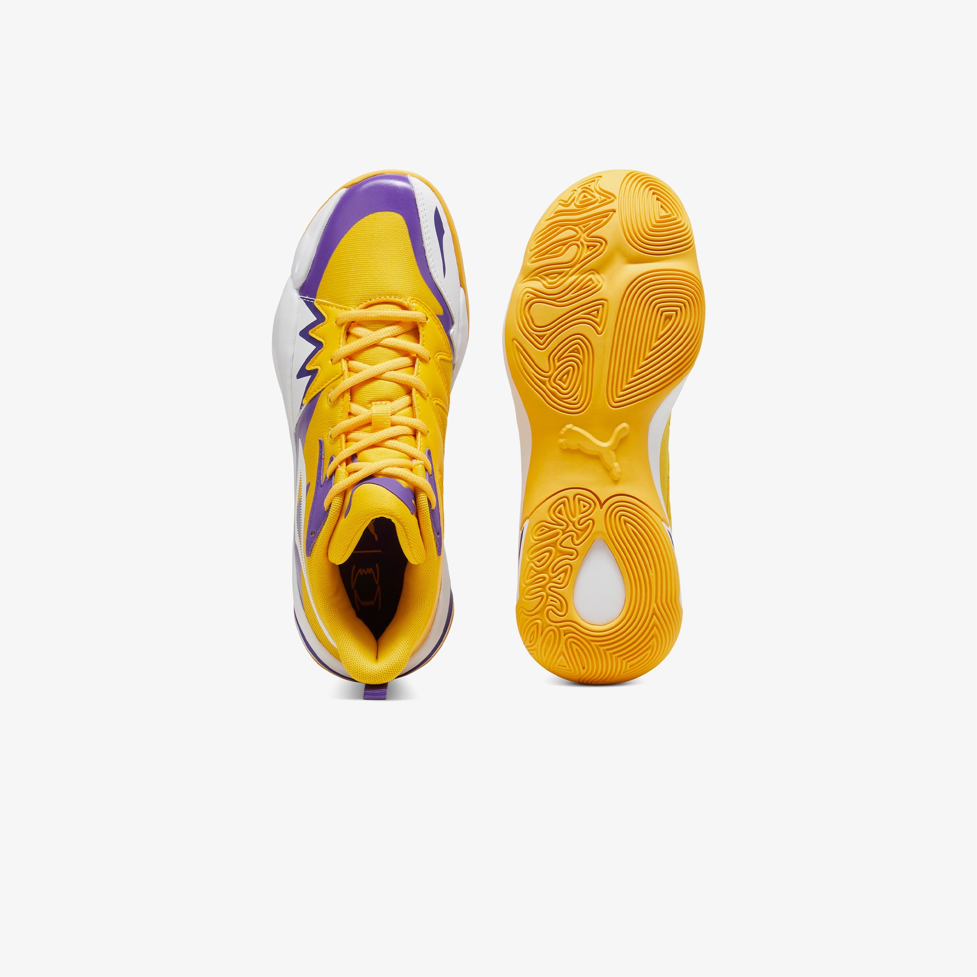 Puma Genetics Erkek Sarı Basketbol Ayakkabısı