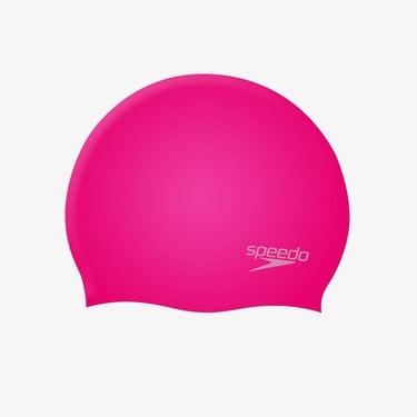  Speedo Moulded Silikon Çocuk Pembe Yüzücü Bonesi