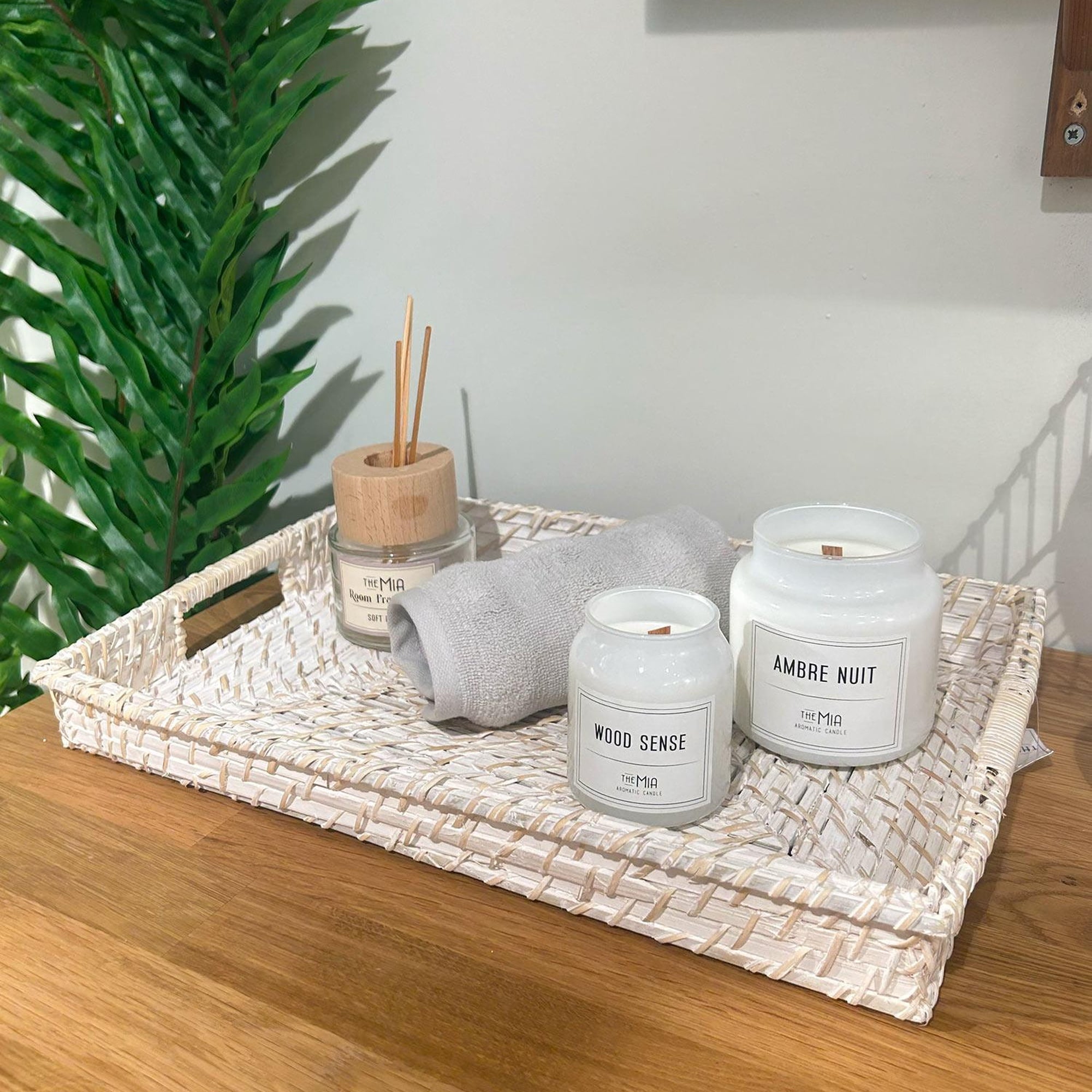 Hasır Tepsi Dikdörtgen 45x31x6 cm