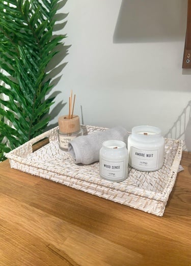  Hasır Tepsi Dikdörtgen 45x31x6 cm