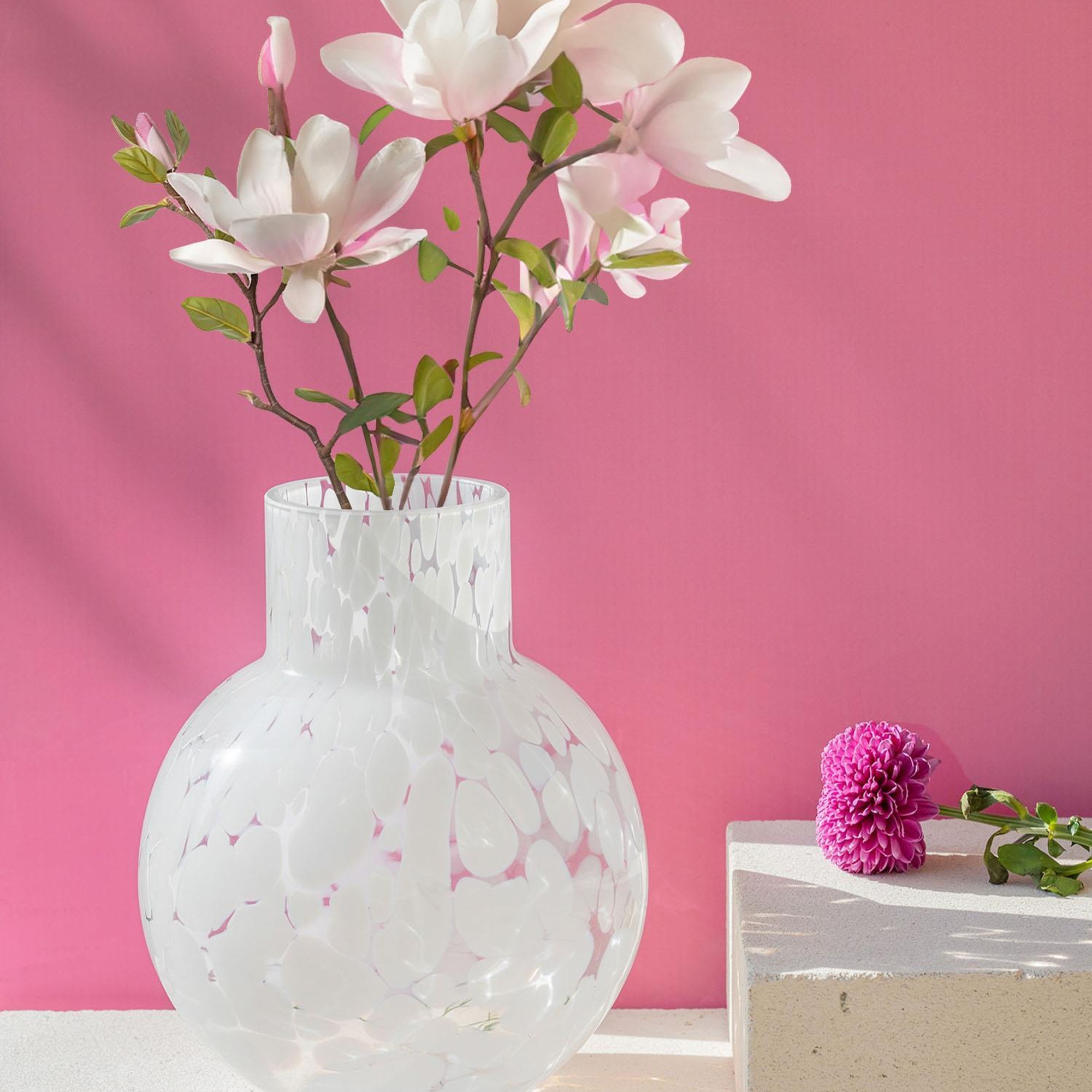 Blanco Cam Vazo 21x26 cm