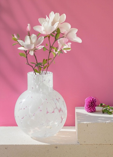  Blanco Cam Vazo 21x26 cm