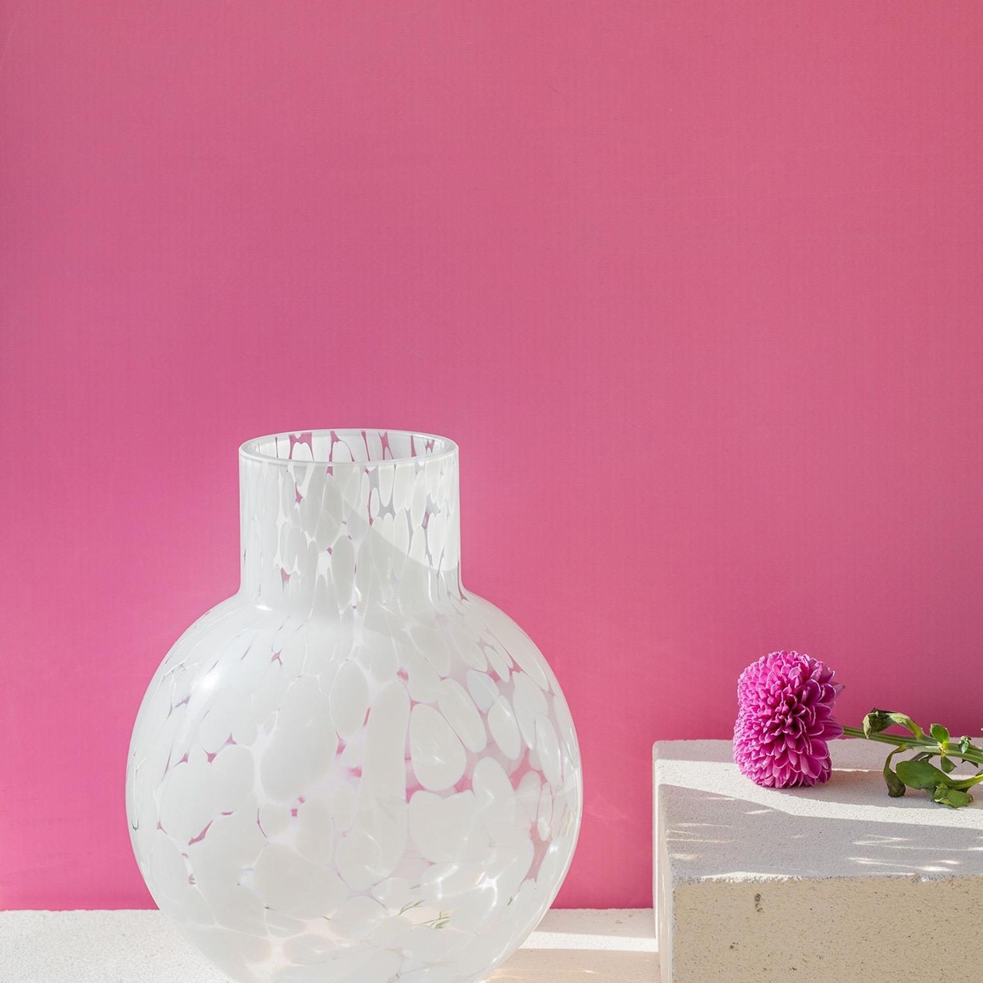 Blanco Cam Vazo 21x26 cm