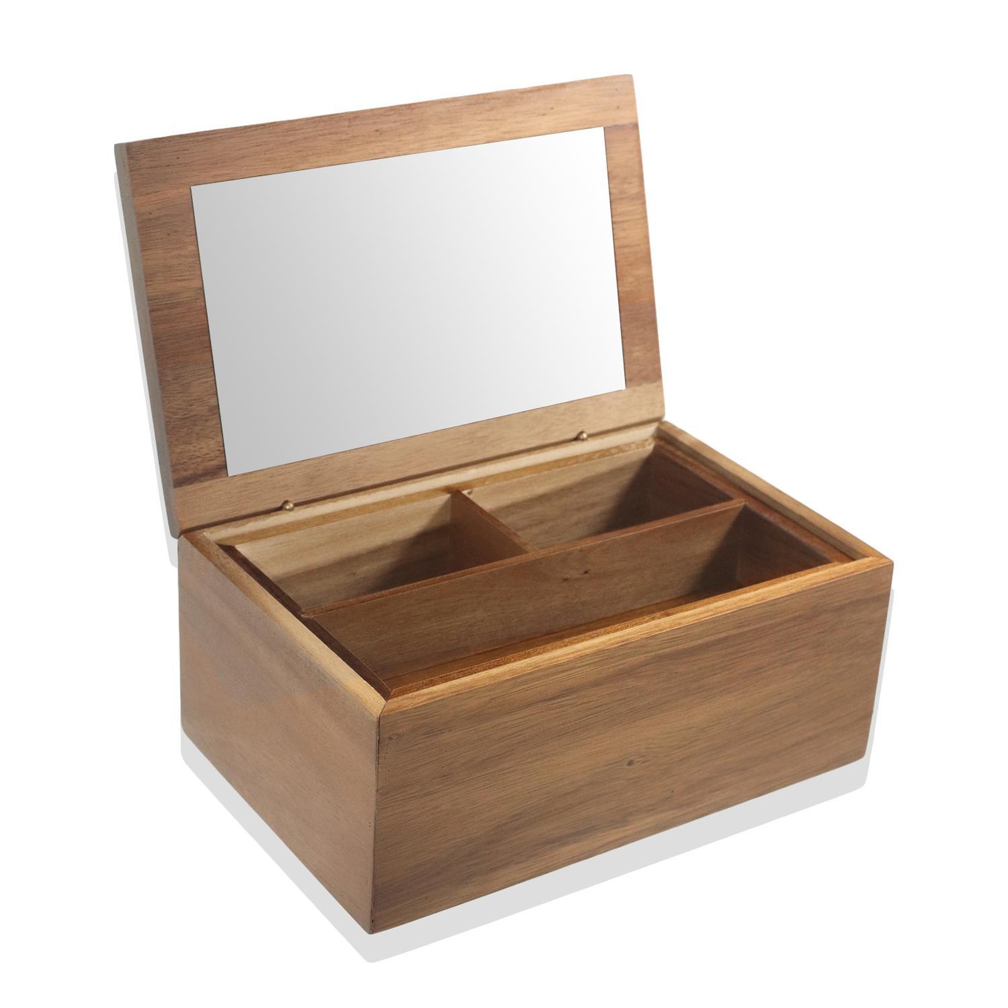 Natura Akasya Aynalı Makyaj Kutusu 23x15x10 cm