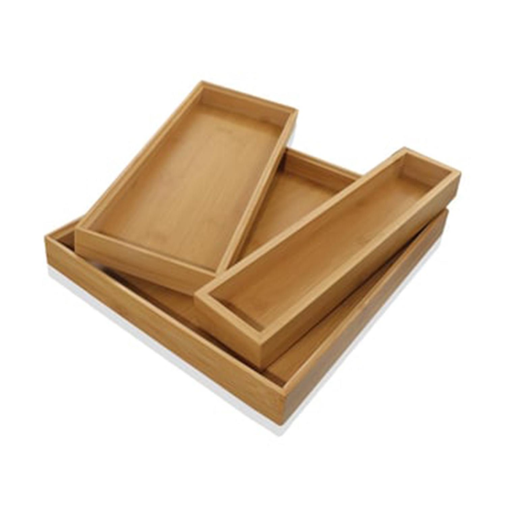 Natura Bambu Organizer Kutu 30x26x4 cm