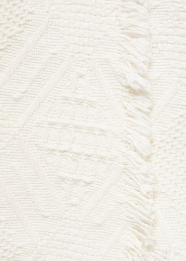  Mango Çocuk Püsküllü Dokulu Etek Ekru