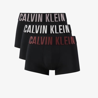  Calvin Klein Low Rise 3lü Erkek Siyah Boxer