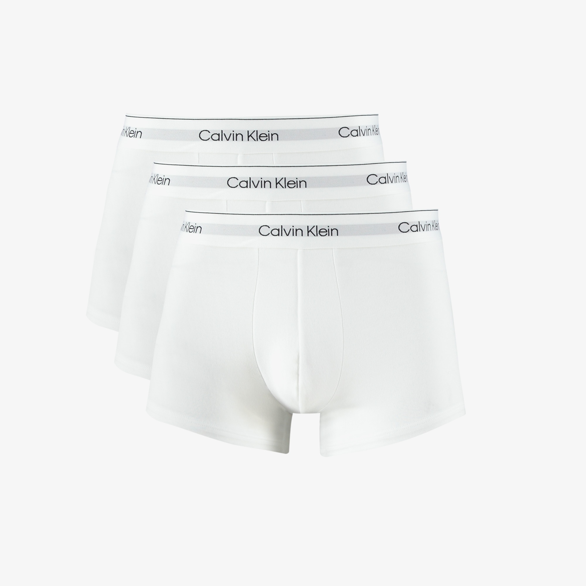 Calvin Klein 3lü Erkek Beyaz Boxer