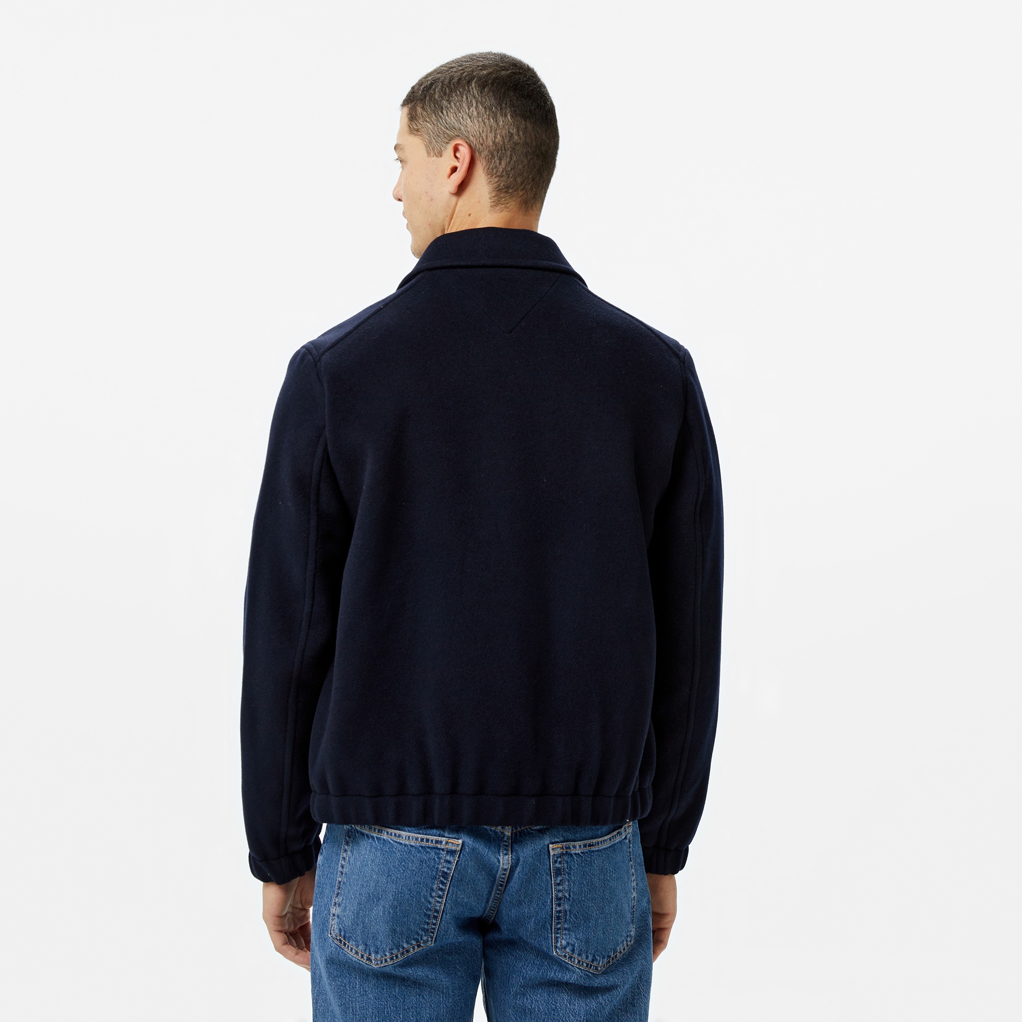 Tommy Hilfiger Wool Ivy Erkek Mavi Ceket