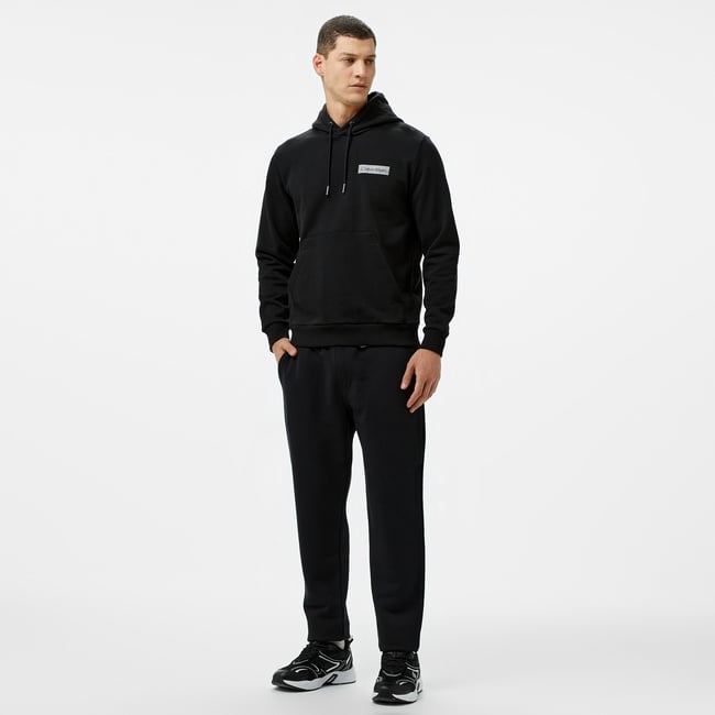  Calvin Klein Nano Logo Erkek Siyah Eşofman Altı