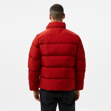  Tommy Hilfiger Down Puffer Erkek Kırmızı Mont