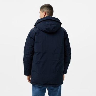  Tommy Hilfiger Rockie Down Parka Erkek Mavi Mont