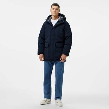  Tommy Hilfiger Rockie Down Parka Erkek Mavi Mont