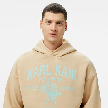  Karl Kani Kani Street Academy Os  Erkek Krem Hoodie