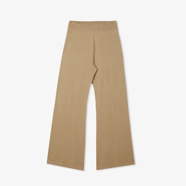  Kadın Relaxed Fit Bej Pantolon