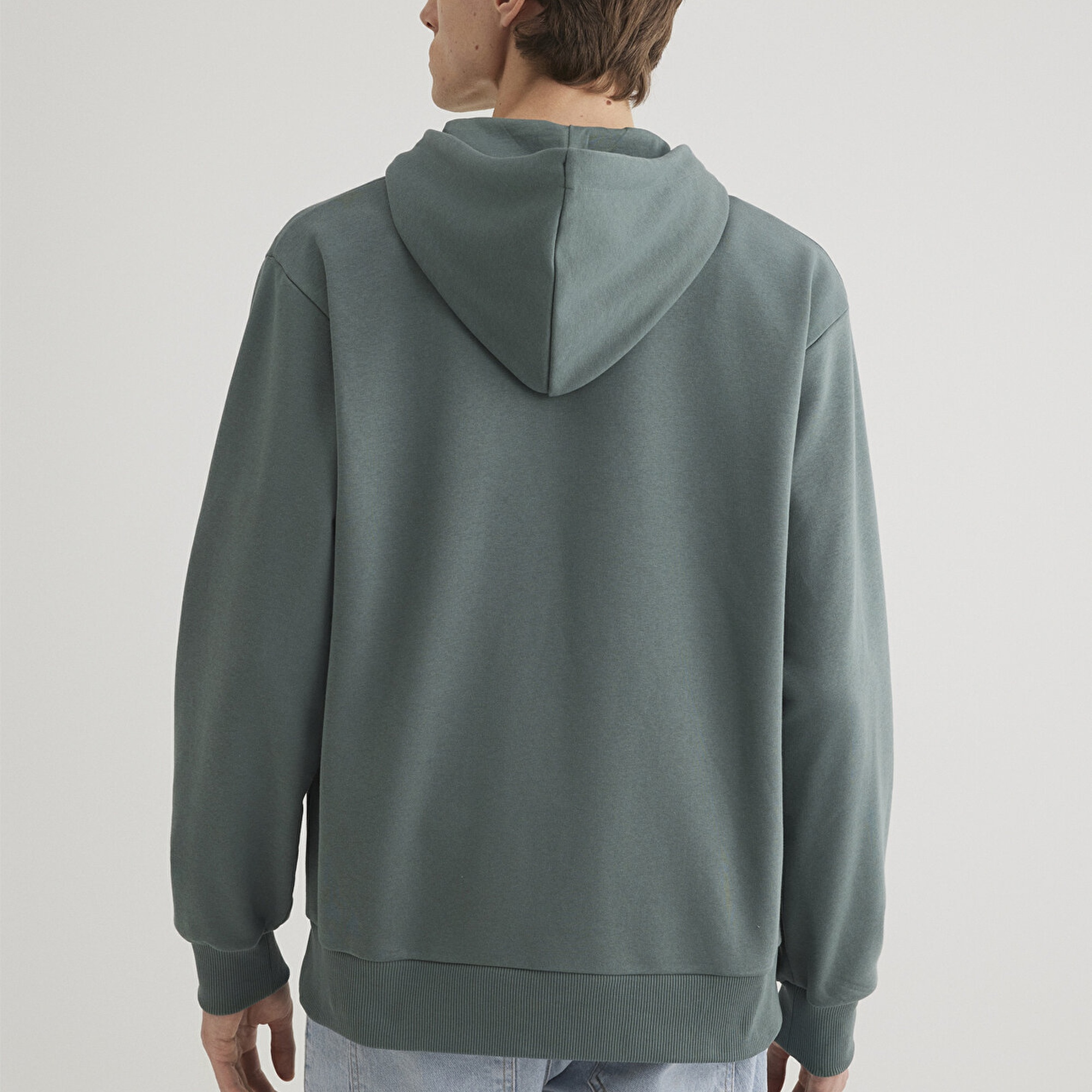 Mavi Mavi Logo Baskılı Yeşil Sweatshirt 0S10210-71577