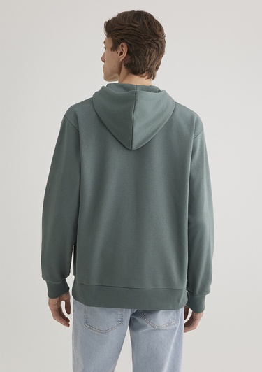  Mavi Mavi Logo Baskılı Yeşil Sweatshirt 0S10210-71577